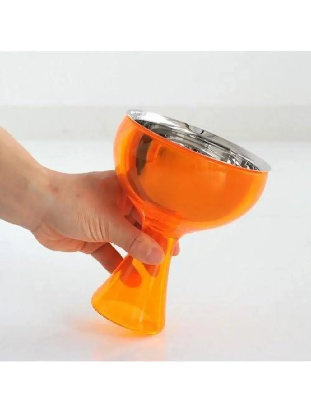 A di Alessi Big Love Bowl and Spoon Orange